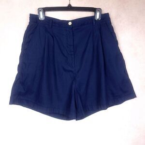 Vintage Reebok Golf Highwaist Navy Blue Shorts Size 16